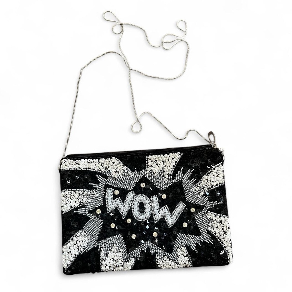 WOW Sequin Convertible Clutch